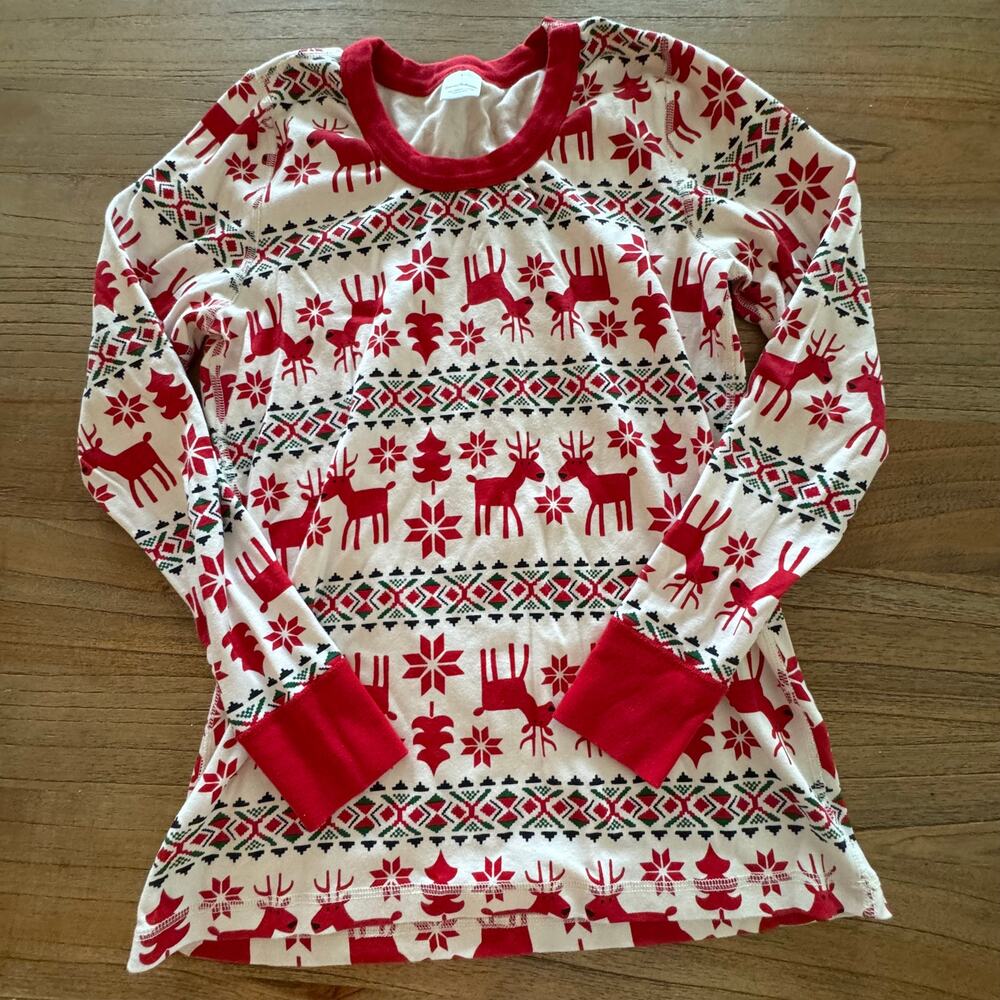 Hanna Andersson Christmas Pajama Top - Size L